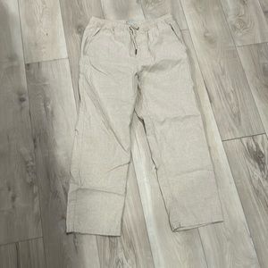 Rhythm Linen Jam Pant Bone